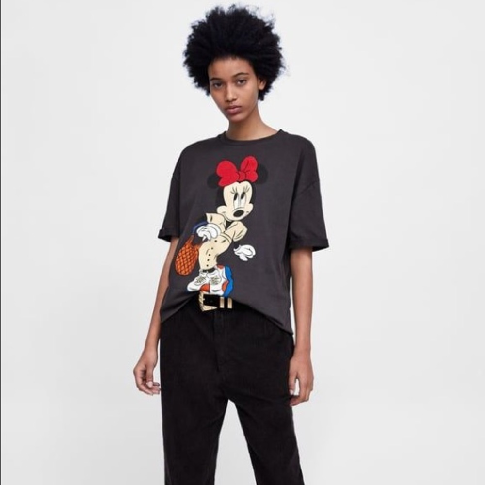 Zara Minnie Mouse Disney shirt